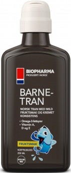 Biopharma Biopharma Barne Tran Omega-3 250 мл для Детей, 250 мл 